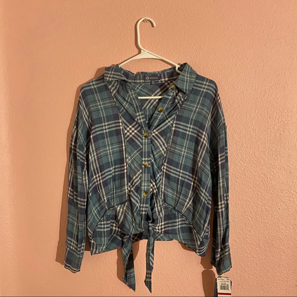 Flannel Tie Shirt